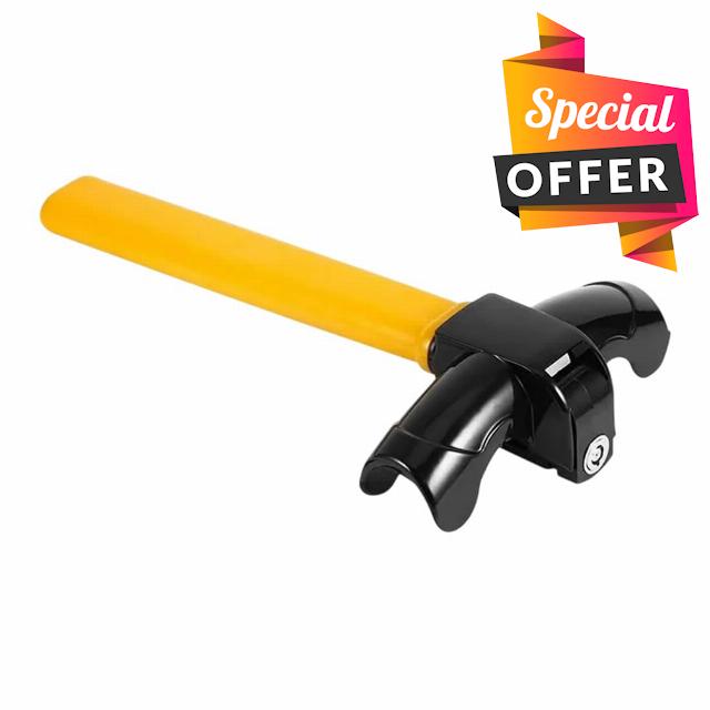 Loksterix Motorhome Steering Wheel Lock (Yellow)