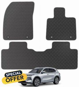 Rubber Car Mats For Geely Starray EM-i 2025+ Onwards Tailored Fit Floor Mat Set Complete Accessory Black Custom Fitted - All Weather & Heavy Duty