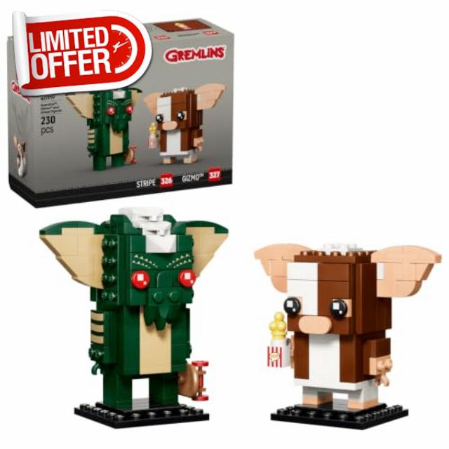 LEGO BrickHeadz Gremlins Gizmo™ and Stripe Figures 40919                                                          230 Pieces