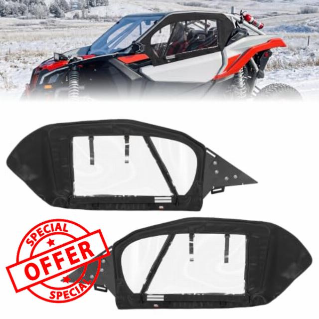 KEMIMOTO Cab Enclosure with Steel Frame Compatible with 2017-2026 Can-Am X3                                                          18°F Warmer Cab