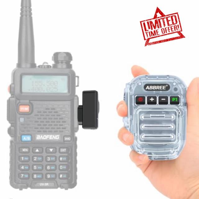 ABBREE Ham Radio Handheld Speaker Mic