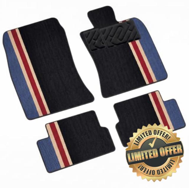 Car Mats Fit Mini Hatch R56 2007-2014 3 Door One Cooper S D SD JCW - Luxury Car Floor Mats Velour Carpet - Wear-Resistant - Car Accessories For 2007 2008 2009 2010 2011 2012 2013 2014