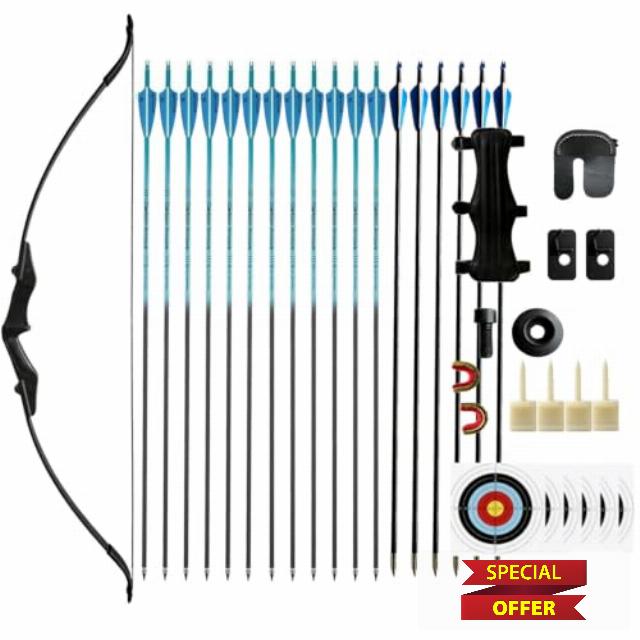 40LBS Recurve Bow and Arrow Set for Adults