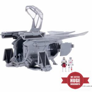 Star Wars™ Micro Galaxy Squadron Imperial Patrol Gunship - 8-inch Vehicle                                                          with Two 1-Inch Micro Figure Accessories