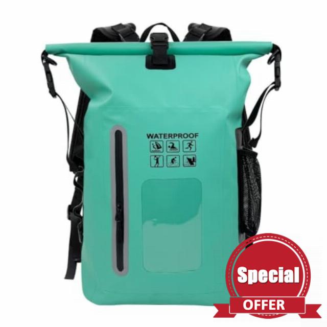 Waterproof Dry Wet Separated Backpack 25L with Reflective                                                          Strips