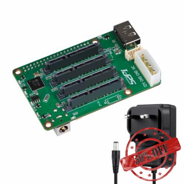 GeeekPi 5-Bay SATA Memory Expansion for Raspberry Pi 5