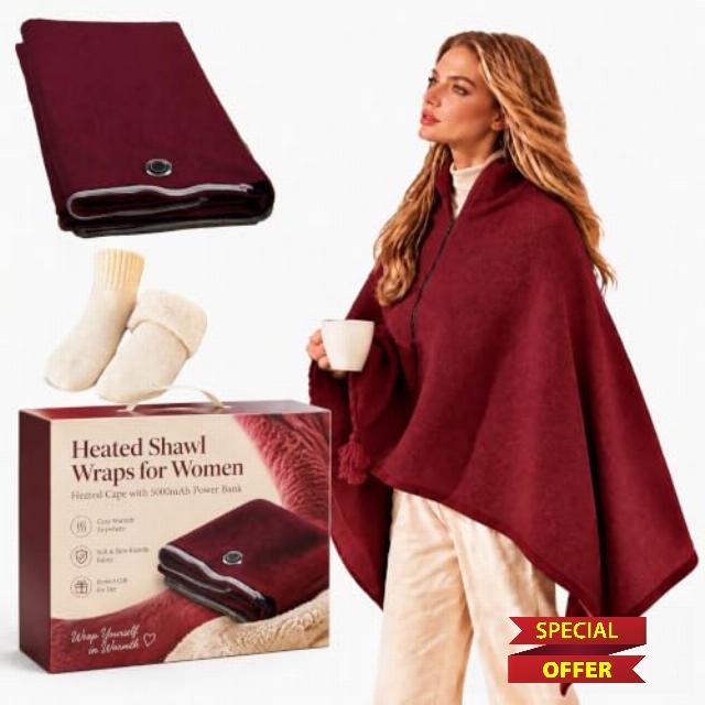 Heated Shawl Wraps for Women