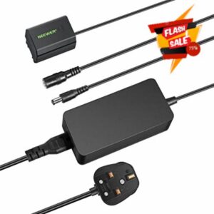 NEEWER AC Power Adapter DC Coupler Dummy Battery Charger Kit for NP-FZ100                                                          Compatible with Sony A1 A9 II A7R III A7R IV A7R V A7S III A7 III A7 IV A6600 A7C Cameras