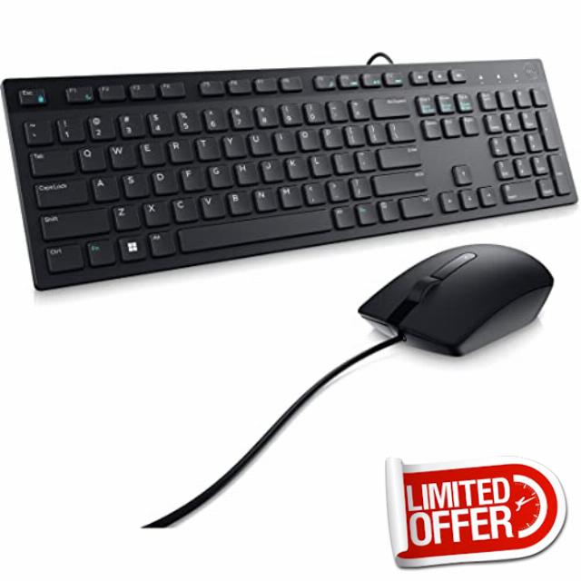 Dell Wired Keyboard and Mouse - KM300C