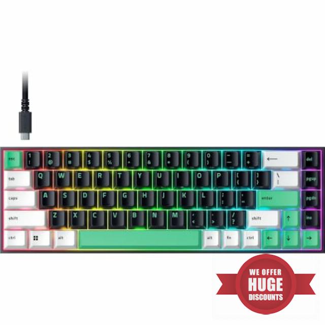Razer Reclusa X Mini 65% Hot-Swappable Mechanical Gaming Keyboard                                                          Compatible with 3 & 5-Pin Switches
