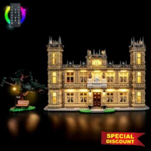 LocoLee RC LED Light Set Compatible with LEGO 21373 Downton Abbey                                                          Decoration Lighting Kit Compatible with LEGO Downton Abbey