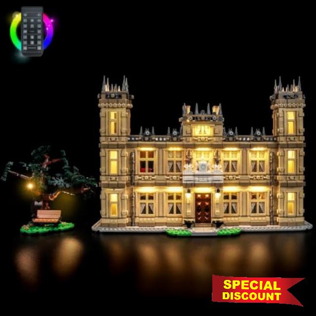 LocoLee RC LED Light Set Compatible with LEGO 21373 Downton Abbey                                                          Decoration Lighting Kit Compatible with LEGO Downton Abbey