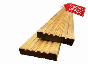Standard Decking Board 120mm x 25mm x 2.4m                                                          Pack of 10