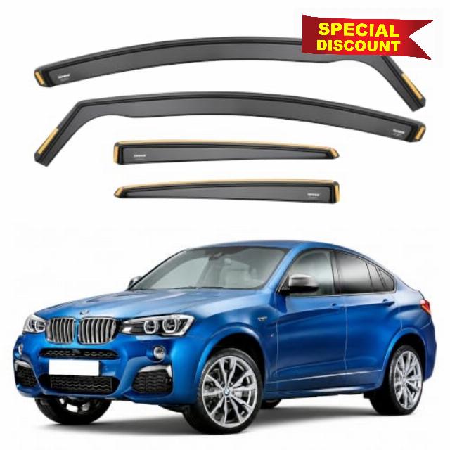 ISPEED Wind Deflectors For BMW X4 F26 2013-2018 | Keep Your Car Ventilated In Rain & Wind