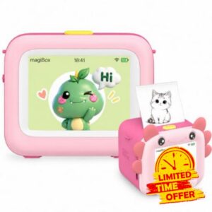myFirst Smart AI Voice Sticker Printer for Kids
