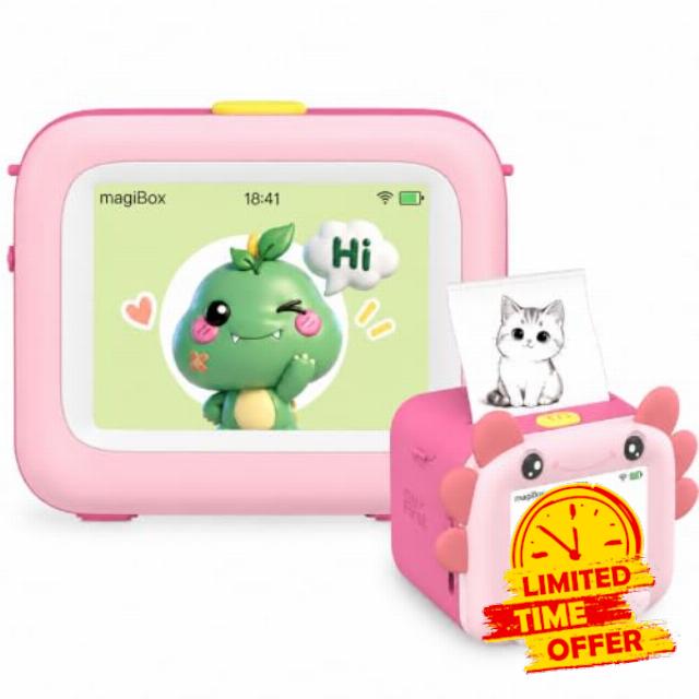 myFirst Smart AI Voice Sticker Printer for Kids