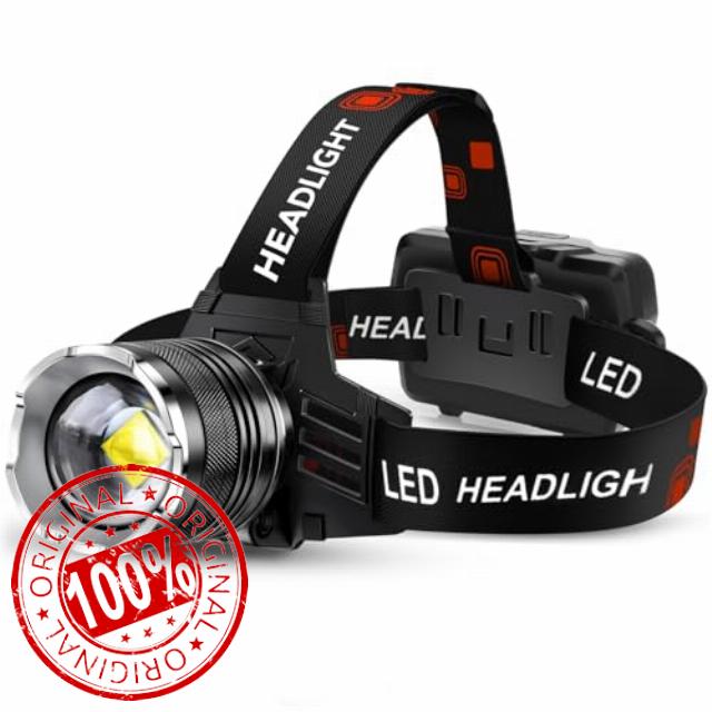 AKNEAR LED Rechargeable Super Bright Head Torch