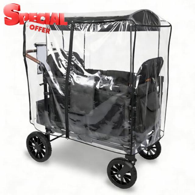 PUSOKEI Rain Cover for WonderFold W4 Wagon