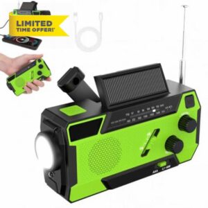 Wind Up Solar Radio