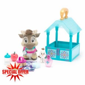 Disney Store Official Sven Nurture Play Set with Olaf