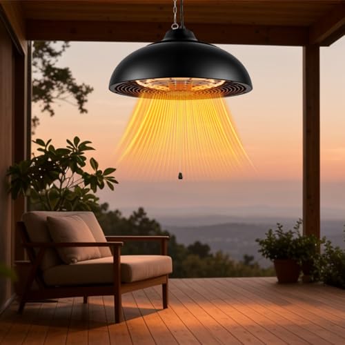 IP55 Electric Garden & Gazebo Heater 3 Heat Settings (600/900/1500W)