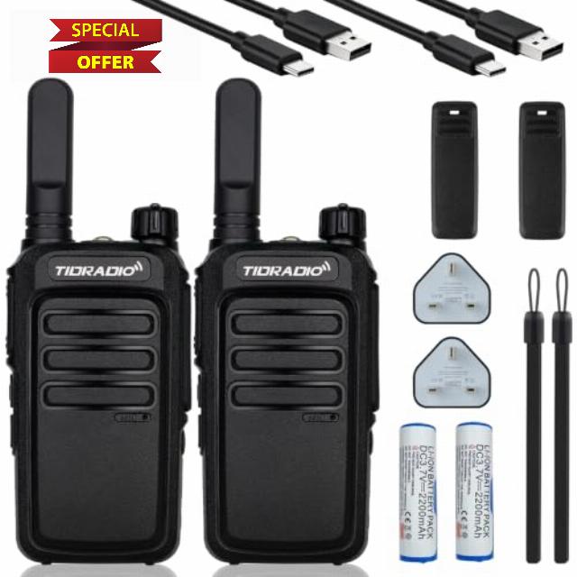 TDRADIO TD-M7 Walkie Talkies Long Range for Adults