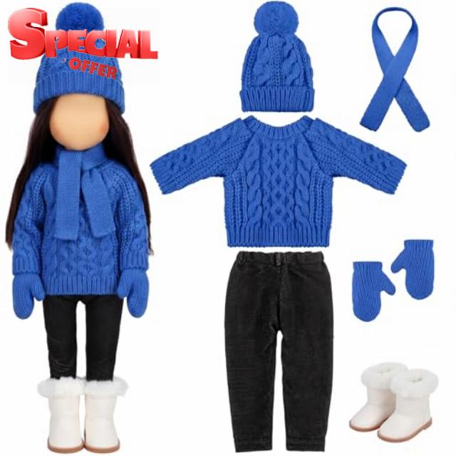 6 Pcs 18 Inch Christmas Doll Clothes