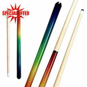 36" Billiard Cues with 12.5mm Leather Tip，13.5 OZ 1/2 Maple Children's Pool Cue Stick，2 Pieces 36Inch Mini Cue Stick for Beginners & Kids