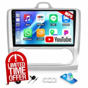 Car Stereo for Ford Focus MK2 MK3 2005-2011 with Wireless CarPlay Android Auto