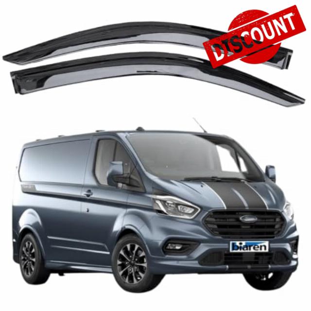 Front Wind Deflectors for Ford Transit Tourneo Custom (2012-2023)