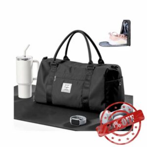 HYC00 Waterproof Gym Bag with Shoe Compartment