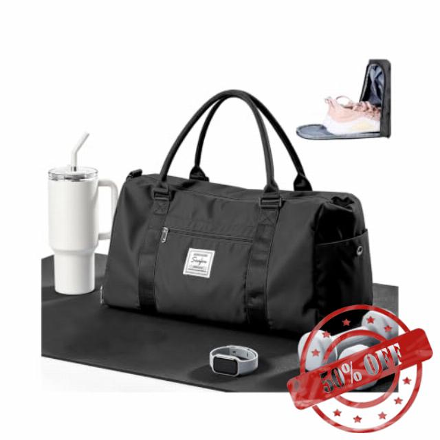 HYC00 Waterproof Gym Bag with Shoe Compartment