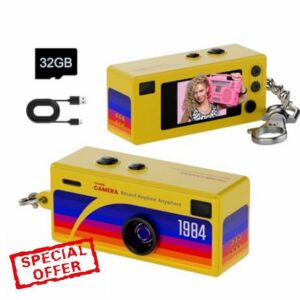 Mini Digital Camera with 32GB Micro SD Card