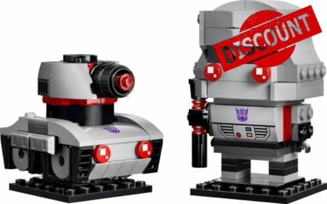 LEGO® BrickHeadz™ Transformers Megatron Robot & Vehicle 40924                                                          224 Pieces
