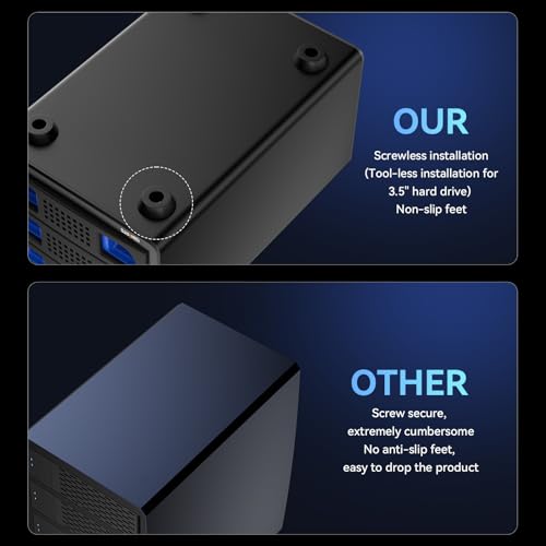 HDD Enclosure for 2.5/3.5" SATA HDD/SSD