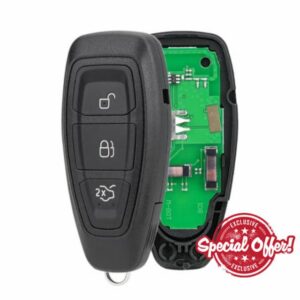 Smart Remote Key Fob Replacement for Ford Kuga C-Max Focus for Car Owner                                                          With HU101 Blade