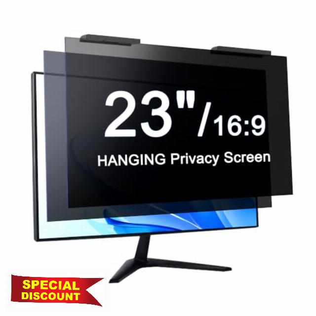 Zspeed 2-Pack Hanging Privacy Screen for 23 Inch 16:9 Monitor