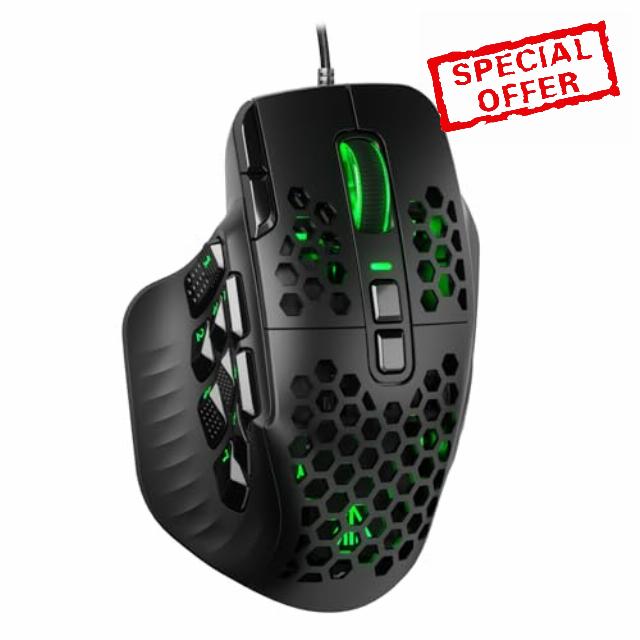 SOLAKAKA SM809 MMO Wired Gaming Mouse