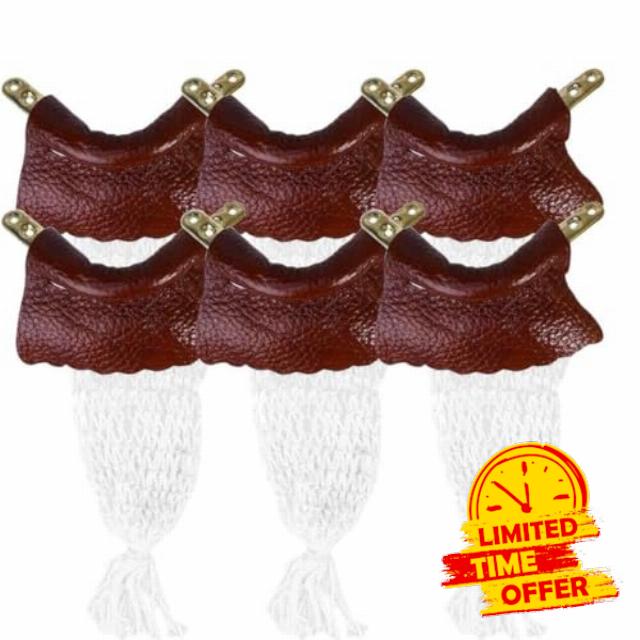 Snooker Pocket Nets Billiard Pool Table Pocket Net Replacement Snooker Table Leather Pockets Set of 6