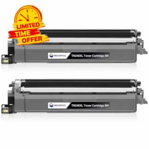 TN248XL Black Toner Cartridge 3000 Page for Brother TN-248XL TN248 BK 2pack                                                          TN-248BK High-capacity Toner for MFC-L3760CDW MFC-L3740CDWE MFC-L3740CDW DCP-L3560CDW DCP-L3520CDWE HL-L3220CWE HL-L3240CDW