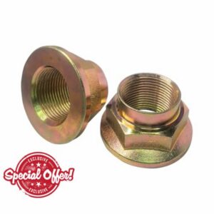 2PCS M24 x 1.50 Axle Nut Compatible with 1989-2012 Mazda & 1996-2004 Isuzu