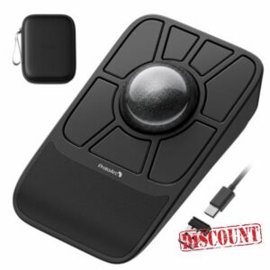 ProtoArc EM06 Ergonomic Trackball Mouse