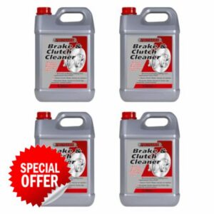 Polygard Brake & Clutch Cleaner 20L (4 x 5L) | Professional Brake Cleaner & Degreaser | Fast Drying Residue Free Formula | Removes Oil