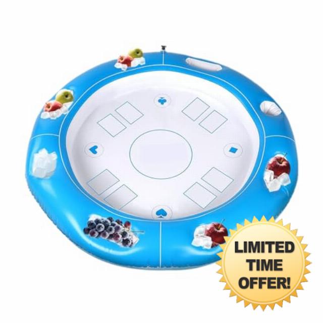 Hot Tub Inflatable Floating Table | Foldable Round Floating Tray