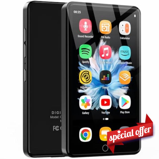 16GB MP3 Player with WiFi & Bluetooth