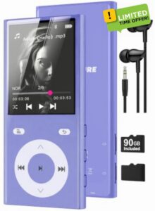 90GB MP3 Players with Bluetooth 5.3
