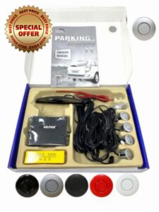 Dolphin Automotive DPS450X Reverse Parking Sensors Audio With LED Display (Silver)