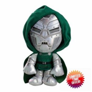Disney Avengers Doomsday Doctor Doom 25cm detailed plush super villain from Fantastic Four a favourite for fans and collectors