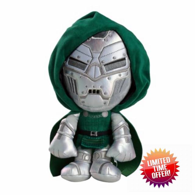 Disney Avengers Doomsday Doctor Doom 25cm detailed plush super villain from Fantastic Four a favourite for fans and collectors