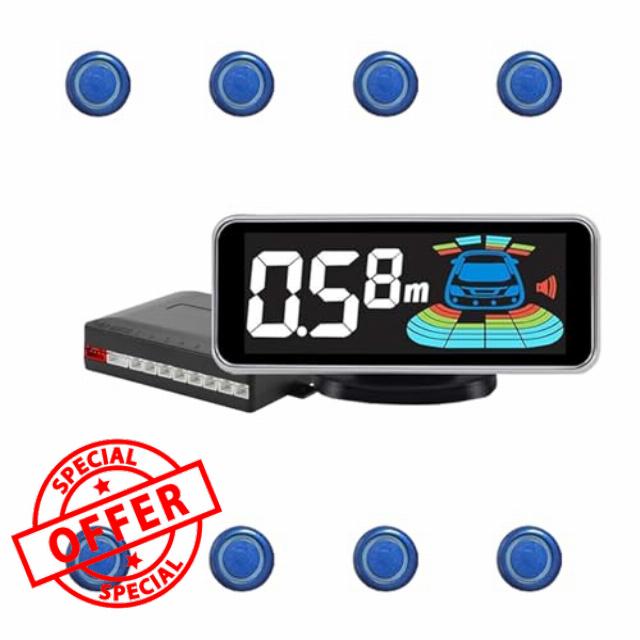 Backup Parktronic System Car Auto Vehicle Reverse with 8 Parking Sensors kit